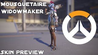 Mousquetaire Widowmaker  Overwatch Skin Preview [upl. by Osicran]