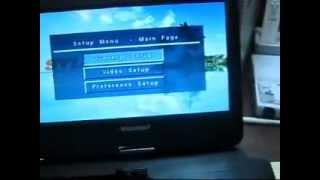 Changing Region Zone on a Portable DVD Player Sylvania SDVD1030 [upl. by Nadeau]