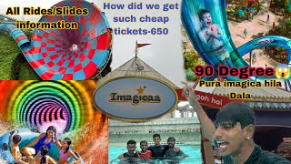 Imagica Water Park Khopoli  Aqua Magica  All RidesSlides  Best Offer Tickets Price  Full Tour [upl. by Jereld]