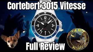 Cortebert 3015 Vitesse Quartz Dive Style Watch Review [upl. by Diann18]