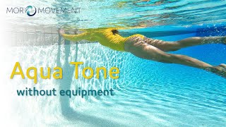 Aqua Tone  Pool Workout without equipment 2024 [upl. by Atinek]