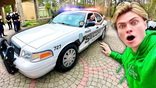 WE STOLE A REAL COP CAR [upl. by Bywaters]