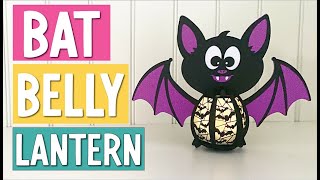 Cricut DIY Bat Belly Lantern  FREE SVG 🦇 [upl. by Bancroft]