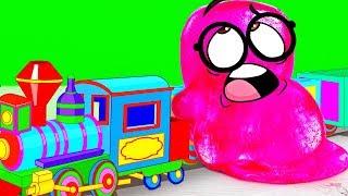 Slick Slime Sam Makes MAGIC MAGNET TRAIN [upl. by Libnah]