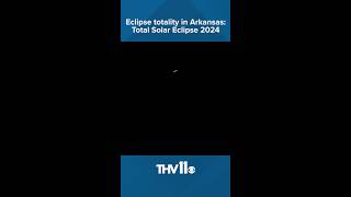 Eclipse totality in Arkansas  2024 Total Solar Eclipse [upl. by Anne]