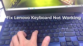 How To Fix Lenovo Keyboard Not Working Windows 10 [upl. by Imelda]