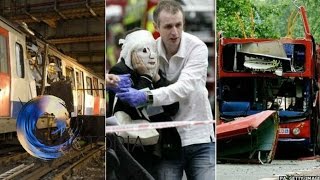 London 77 attacks How the day unfolded montage  BBC News [upl. by Ilek]