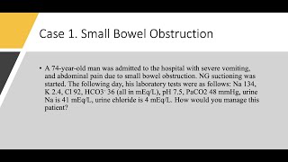 Metabolic Alkalosis Part 5 Case Studies in Metabolic Alkalosis [upl. by Linn]