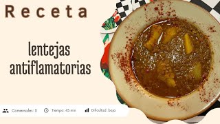 Receta lentejas con verduras [upl. by Rajiv568]