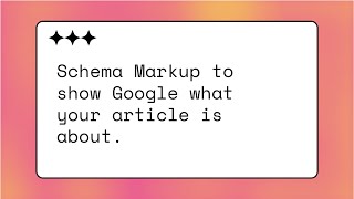 How to Find the Entities For Your Schema Markup [upl. by Ecad]