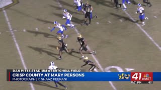 THE END ZONE HIGHLIGHTS Mary Persons hosts Crisp County in our Game of the Week [upl. by Yrrok]