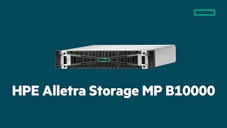 Modernize your storage experience with HPE Alletra Storage MP B10000 [upl. by Noraed925]