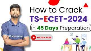 How to Crack TSECET in 45 DaysECET in 45 daysTSECET Preparation in 45 DaysECET Preparation Plan [upl. by Tom]