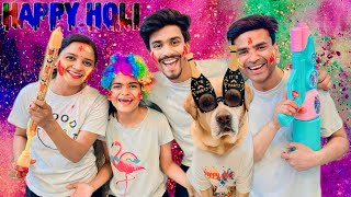 Holi Celebration At Home  Leo ne chalai pichkari  Anant Rastogi [upl. by Gader297]