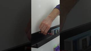 How to Install an IKEA picture ledge [upl. by Ayekram]