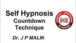 Self Hypnosis Countdown Technique Hindi [upl. by Laurence164]