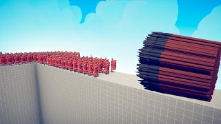 CAN 100x SHIELD BEARER CROSS THE BRIDGE  TABS  Totally Accurate Battle Simulator 2023 [upl. by Aciamaj]