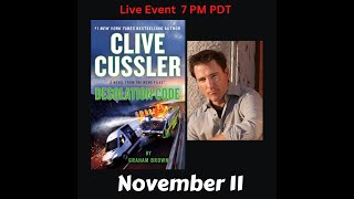 Graham Brown discusses Clive Cussler Desolation Code [upl. by Agni]