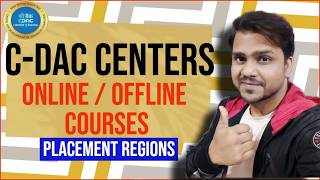 CDAC Centers and Online Offline Courses  CDAC Counselling  Placement Regions [upl. by Nebe123]