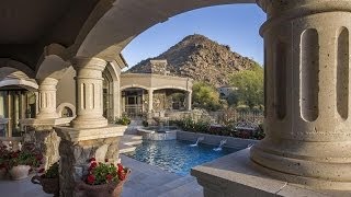 Exquisite Tuscan Inspired Custom Home in Scottsdale Arizona [upl. by Lohrman]