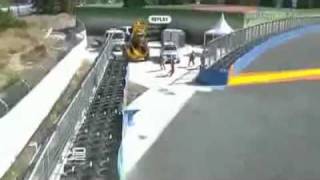 GP2 Valencia 2010 Josef Kral Huge Airborne Crash [upl. by Mcnamara734]