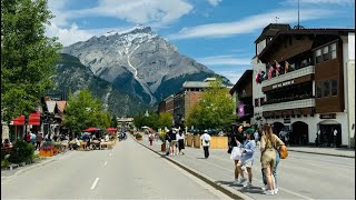 🔴 BANFF Live  Banff Downtown Walk  Canada 🇨🇦 [upl. by Talley]