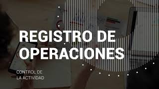 42  Registro de operaciones  Emprender Simple [upl. by Janifer11]