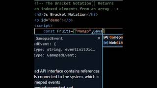 Javascript Array Methods And Bracket Notation Method shorts coding javascript [upl. by Atnim]