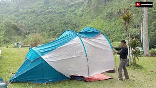 Pasang Tenda QUECHUA ARPENAZ FAMILY 41 [upl. by Allicsirp]