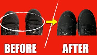 HOW TO Remove Creases From Jordans  AIR JORDAN 5 RESTORATION [upl. by Resaec458]