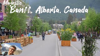 Banff Downtown Alberta Canada Bow Lake See How is The Travellers Rest Area in Canada [upl. by Venola442]