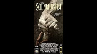 Opening to Schindlers List 1994 VHS [upl. by Pasho]