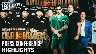 PRESS CONFERENCE HIGHLIGHTS  Canelo Alvarez vs Edgar Berlanga [upl. by Kenaz]