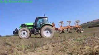 Deutz Fahr Agrotron L730  trivomero Moro Aratri Pure Sound [upl. by Schecter]