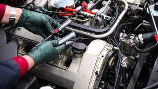 Mercedes M119 V8 Engine Inspection Part 6 Spark Plug Removal Inspection and Replacement [upl. by Itsirhc]