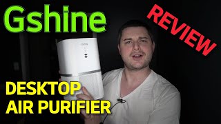 Gshine Air Purifier w Hepa Filter For Your Desktop  Office REVIEW [upl. by Lussier105]