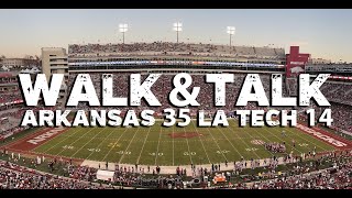 WALK amp TALK Arkansas 35 Louisiana Tech 14 [upl. by Rabi]