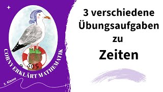 Zeiten verschiedene Übungsaufgaben mit Lösungen Klasse 5 [upl. by Gabbert]