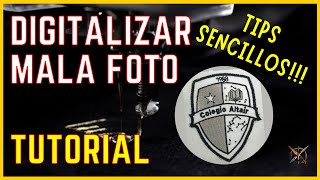 como DIGITALIZAR una FOTOGRAFIA MAL TOMADA WILCOM E4 [upl. by Janith267]