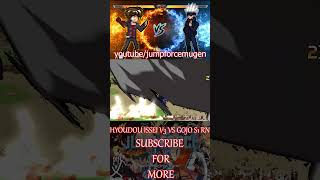 HYOUDOU ISSEI V3 VS GOJO S1 RN naruto mugenandroid cartooncharacter [upl. by Ymor]