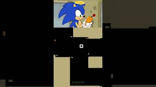 Poor Sonic 5 😭 Xpotato Bouncing Square  Antoons [upl. by Llerehc]