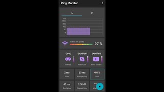 Pingmon  Ping Monitor by Mishuto  free ping test monitor app for Android [upl. by Margreta]