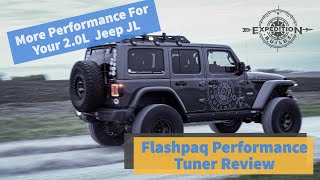 Flashpaq Performance Tuner for the 20L Jeep Wrangler JL [upl. by Thissa150]