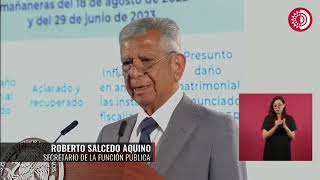 Secretaría de la Función Pública explica caso Segalmex posible daño patrimonial por 9 mil 500 mdp [upl. by Sabina]