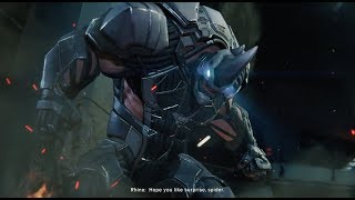 Spider Man Ps4  Why Is Rhino A Bad Guy  Full Movie  All Cut Scenes And Fights [upl. by Evilc]