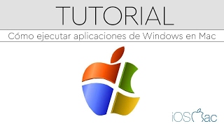 Cómo ejecutar programas de Windows en Mac  macOS [upl. by Annayd]