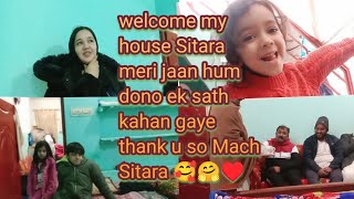 welcome my house Sitara meri jaan hum dono ek sath kahan gaye thank u so Mach Sitara 🥰🤗♥️ [upl. by Sutherland]