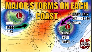 112024 November Snowfall Showdown East Coast vs West Coast [upl. by Malloch]