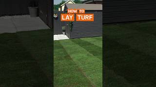 How to lay turf to refresh your lawn 🧑🏼‍🌾🌱🏡 DIYtips Howto BandQ [upl. by Cathee]