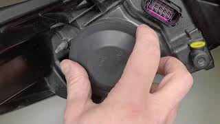 How to replace the headlight bulbs on 2008 to12 Ford Fiesta petrol and diesel [upl. by Esertal911]